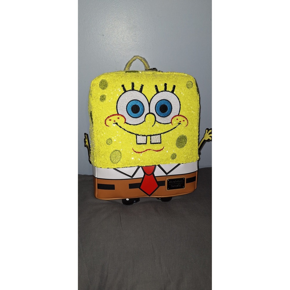 Loungefly SpongeBob SquarePants 25th Anniversary Sequin Mini Backpack NICBK0087